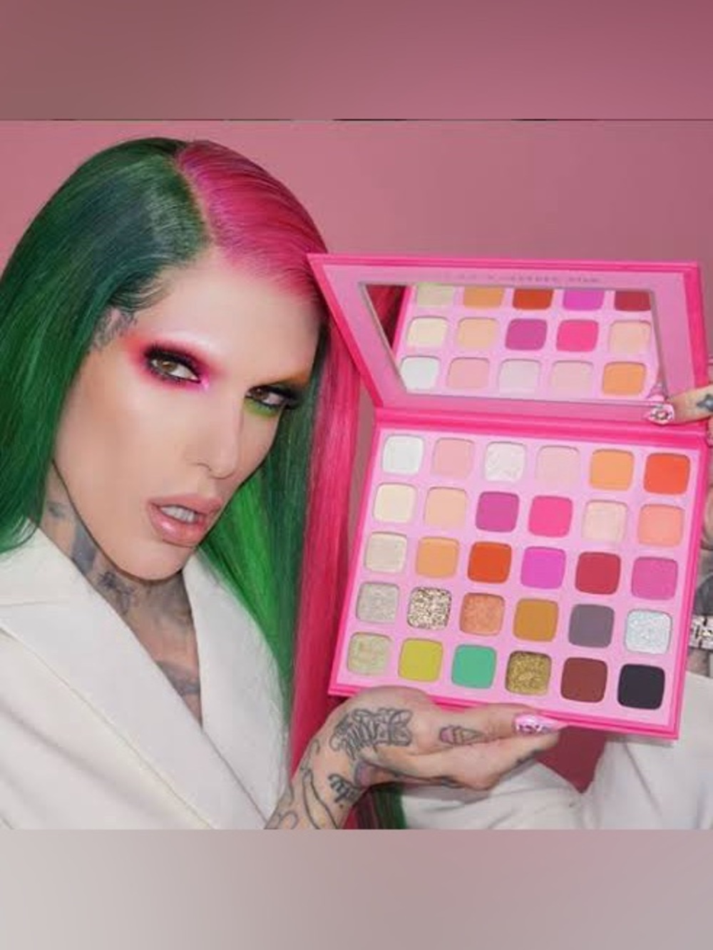 Morphe x Jeffree Star Artistry Eyeshadow Palette 30 Shades Discontinued